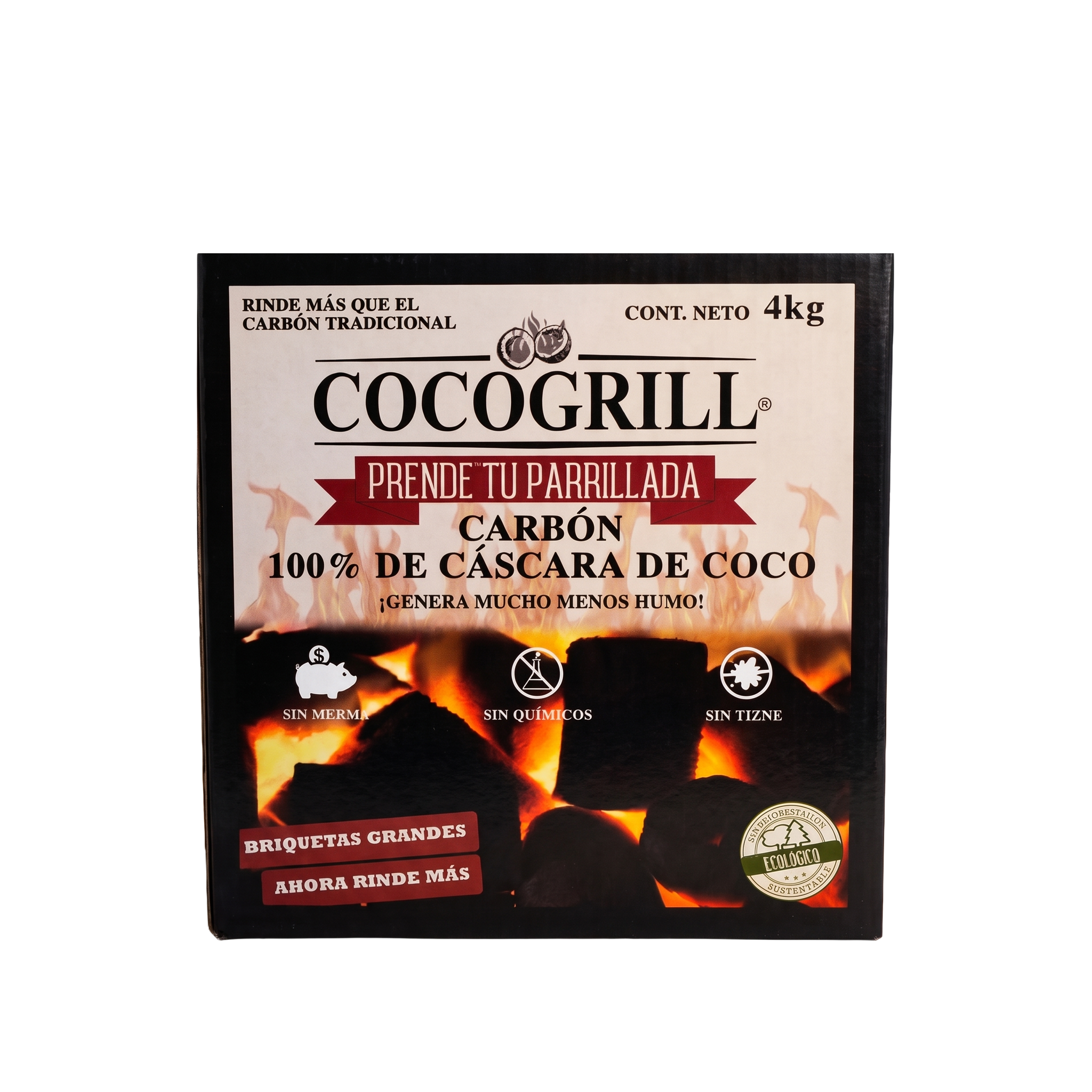 Carbón de Coco Premium Cocogrill